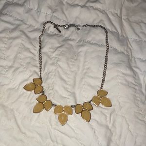 Cream Jeweled Necklace